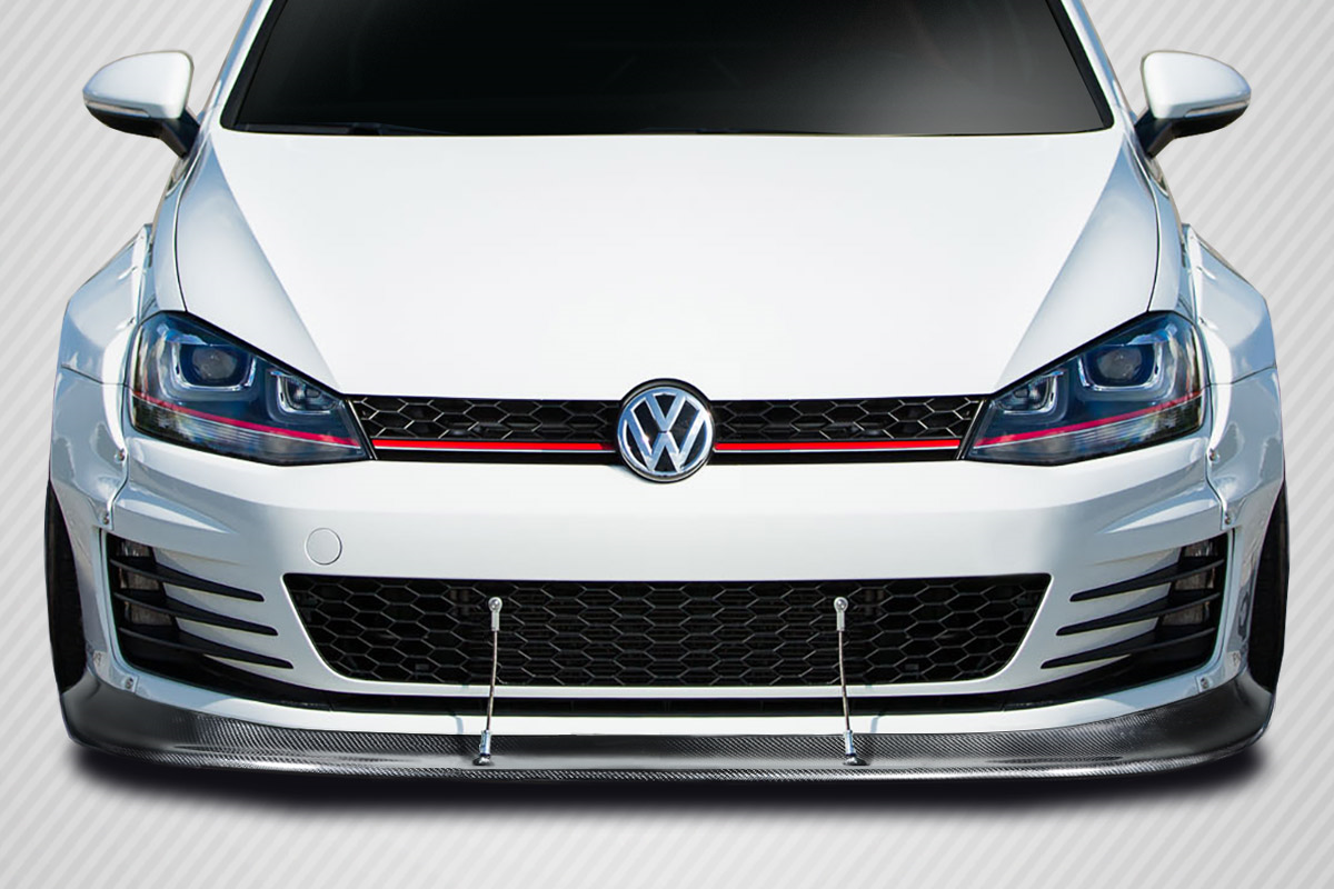 Transform Your 2015 - 2021 Volkswagen Golf/GTI with Carbon Creations TKO RBS Front Lip Under Spoiler