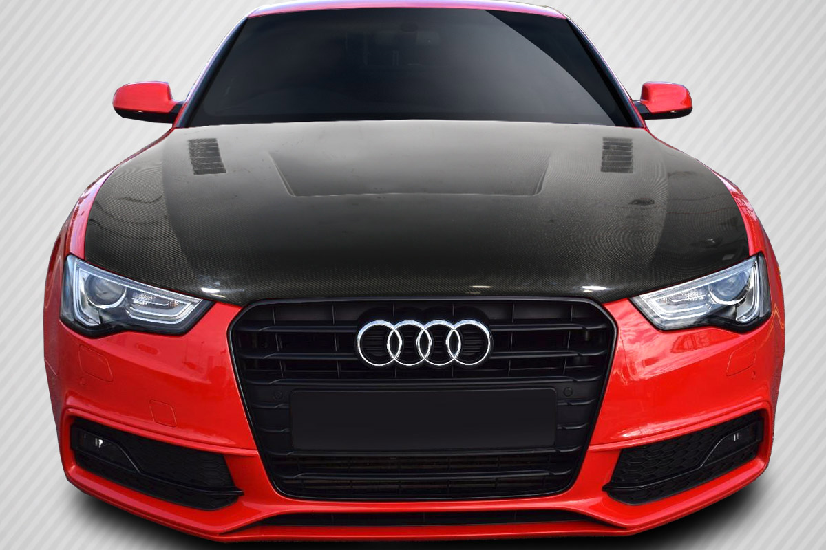 Unleash Style: 2013 - 2016 Audi A5 S5 B8 Carbon Creations DriTech Eros Version 1 One - Piece Hood