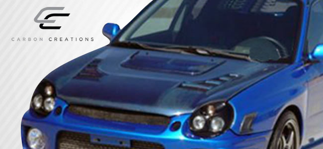 Get Your 2002 - 2003 Subaru Impreza WRX STI the Stunning Carbon Creations C - 1 One - Piece Hood Now!