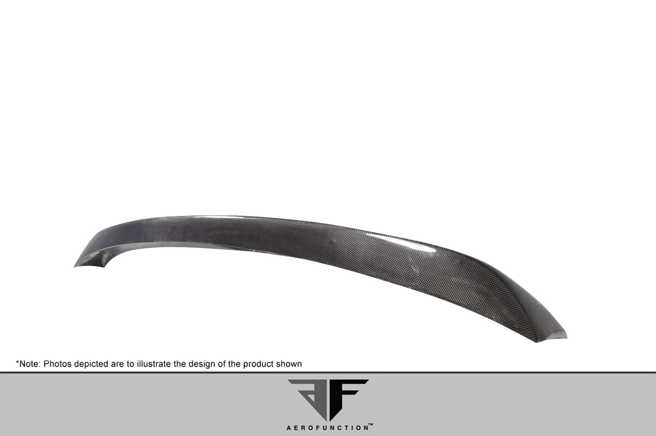 Unleash the Style: 2011 - 2016 BMW 5 Series F10 Carbon AF - 1 Rear Trunk Wing Spoiler (CFP) - Single Piece