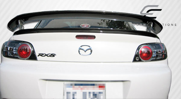 Upgrade Your 2004 - 2011 Mazda RX - 8 with Carbon Creations M - 1 Speed Wing Trunk Lid Spoiler!