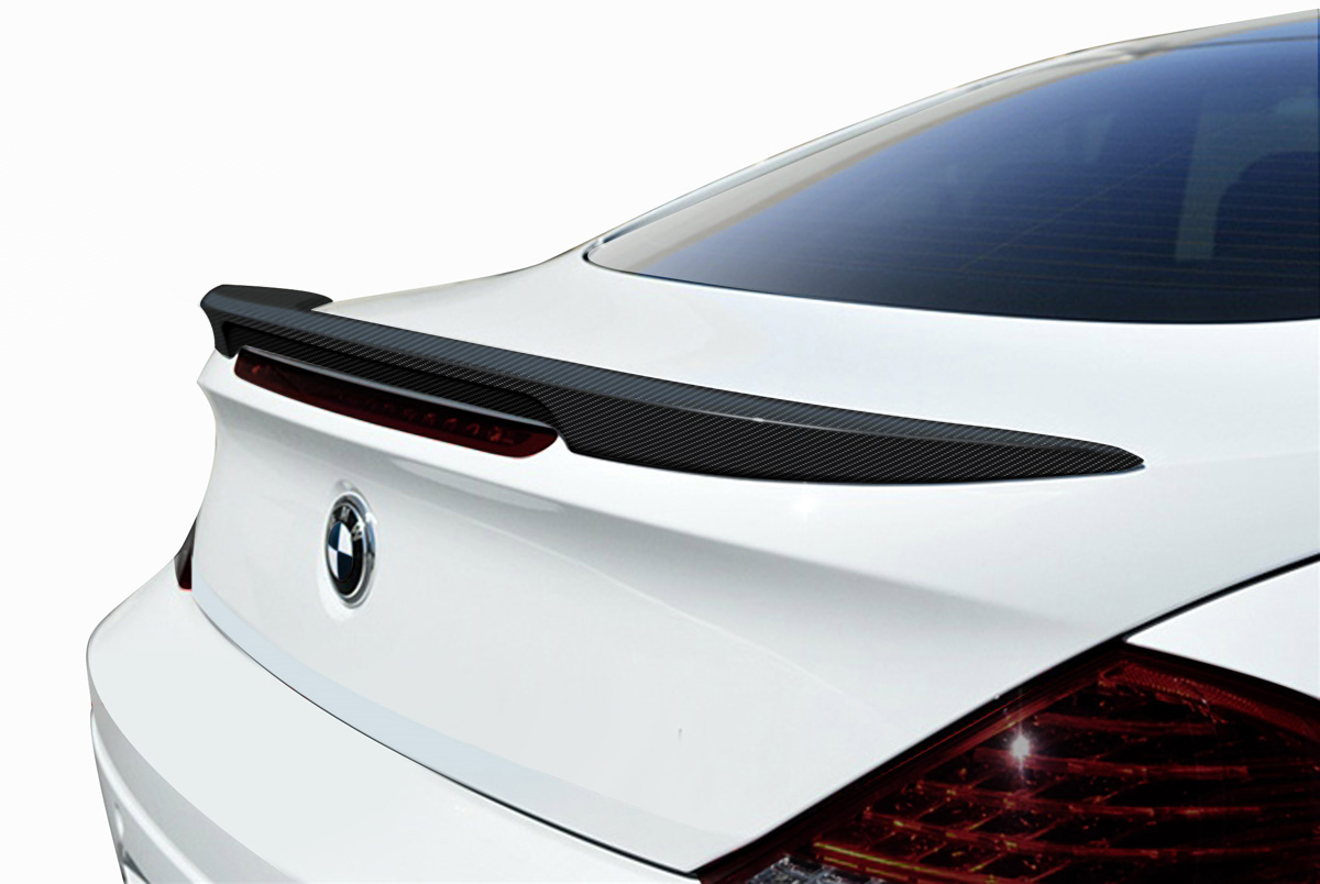 Unleash Style: 2004 - 2010 BMW 6 Series E63 2DR Carbon AF - 1 Trunk Spoiler (CFP) - 1 Piece
