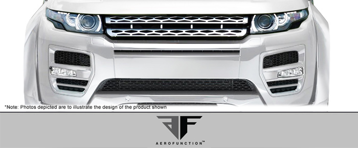 Enhanced 2012 - 2019 Land Rover Range Rover Evoque AF - 1 GFK Light Housings (2 - Piece Set)