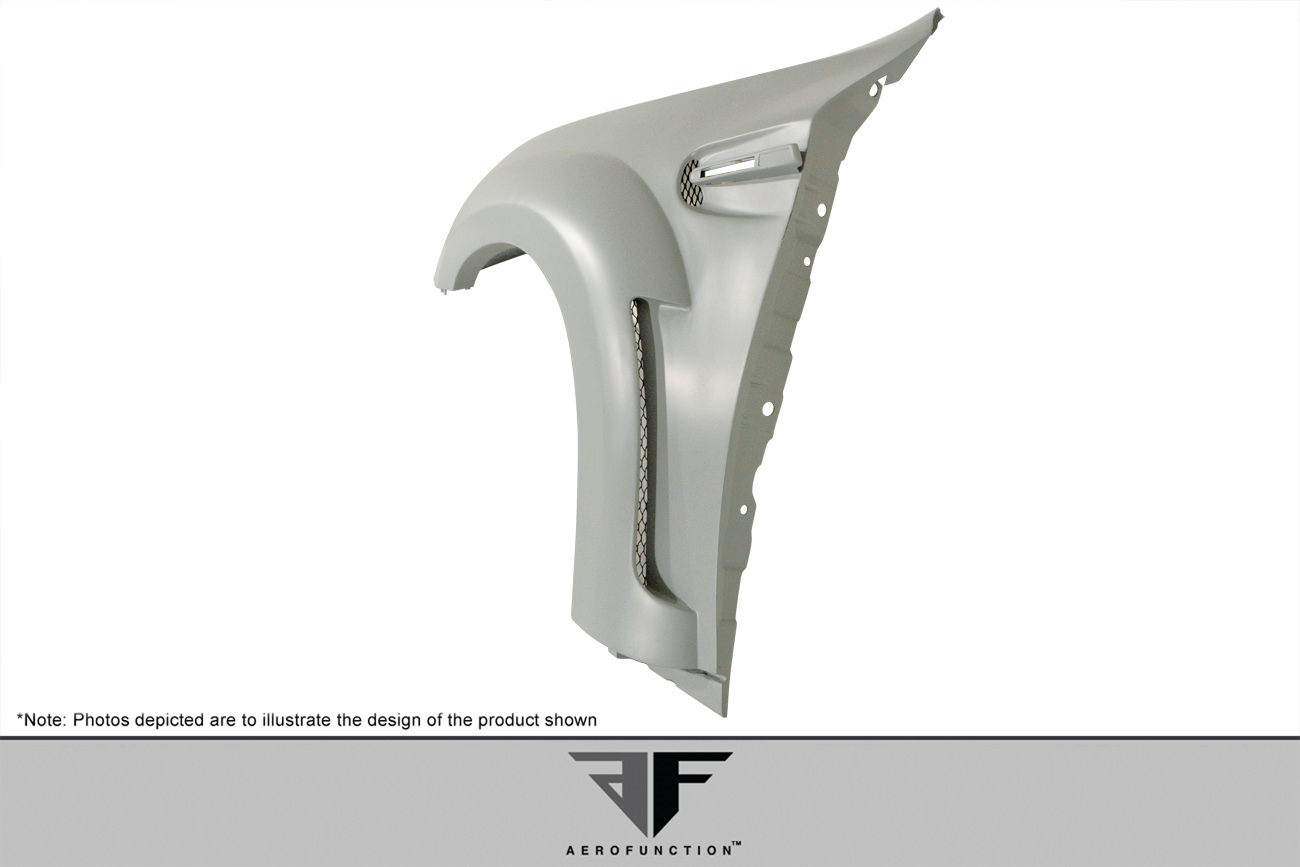 Upgrade Your 2008 - 2014 BMW X6/X6M E71 with AF - 5 Wide Body Front Fenders (GFK) - 4 Piece Set