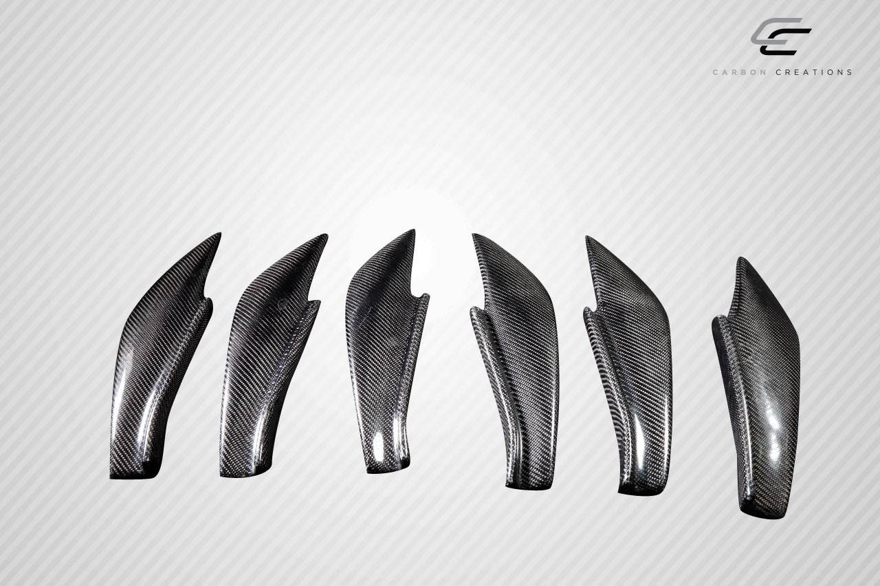 Unleash Style! 2013 - 2020 Scion FR - S, Toyota 86 & Subaru BRZ Carbon Creations GT500 V3 6 - Piece Rear Bumper Canards