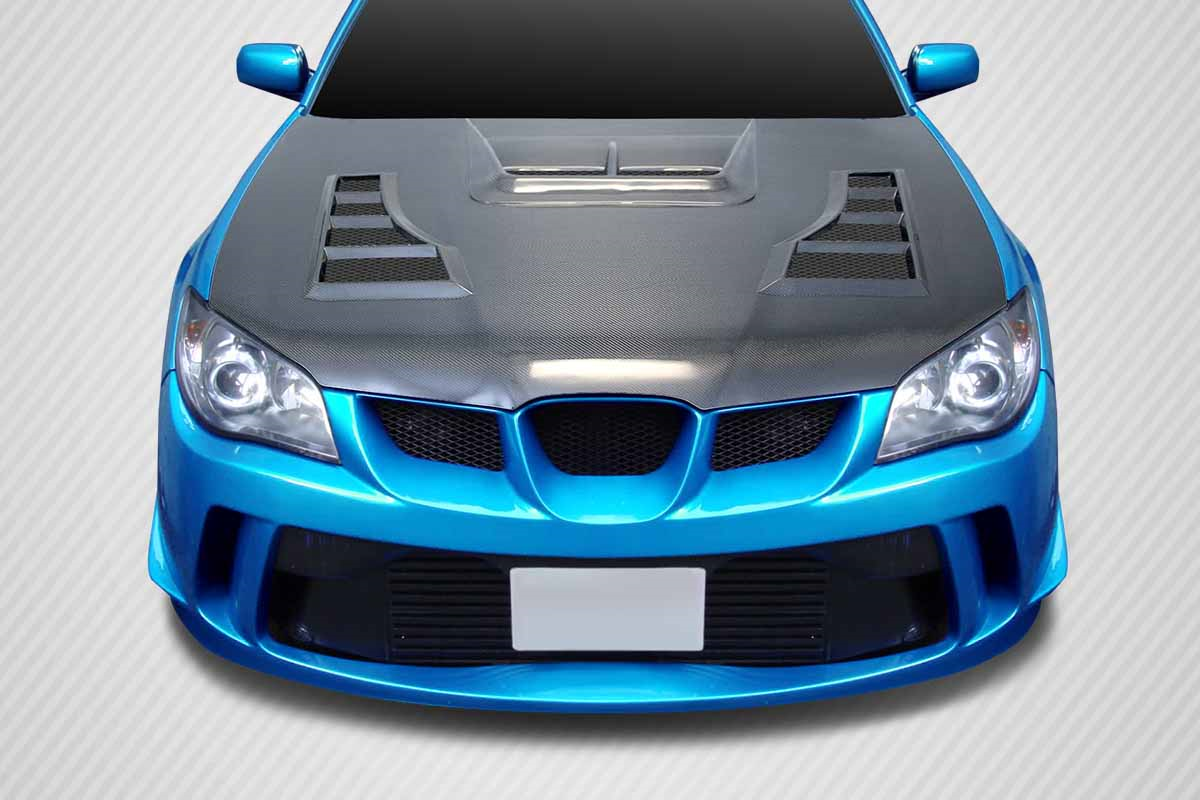 Revamp Your 2006 - 2007 Subaru Impreza WRX STI with Carbon Creations DriTech TS - 1 One - Piece Hood