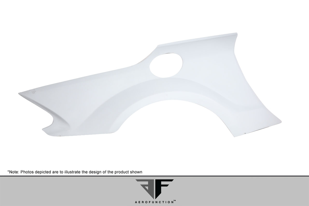 Upgrade Your 2003 - 2012 Mercedes SL Class R230 with AF - Signature 1 Series Wide Body Conversion Rear Fenders (GFK) - 2 Piece Set
