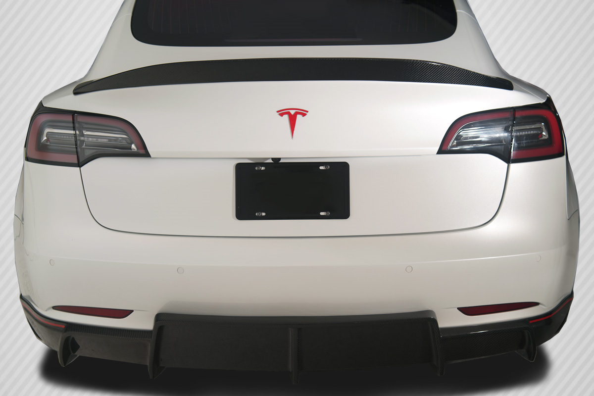 Unleash the Power: 2018 - 2023 Tesla Model 3 Carbon Creations GT Concept Single - Piece Rear Wing Spoiler
