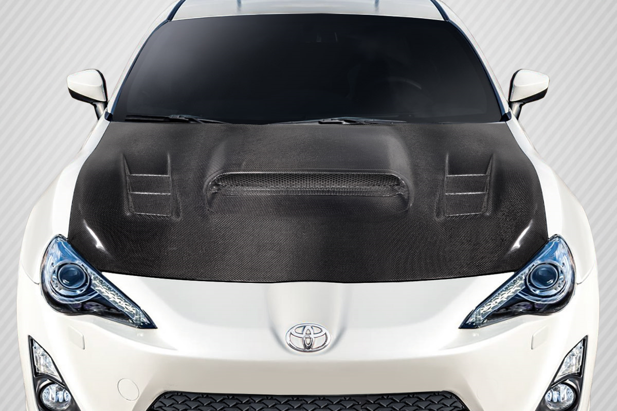 Upgrade Your 2013 - 2020 Scion FR - S, Toyota 86, or Subaru BRZ with Carbon Creations STI Look One - Piece Hood