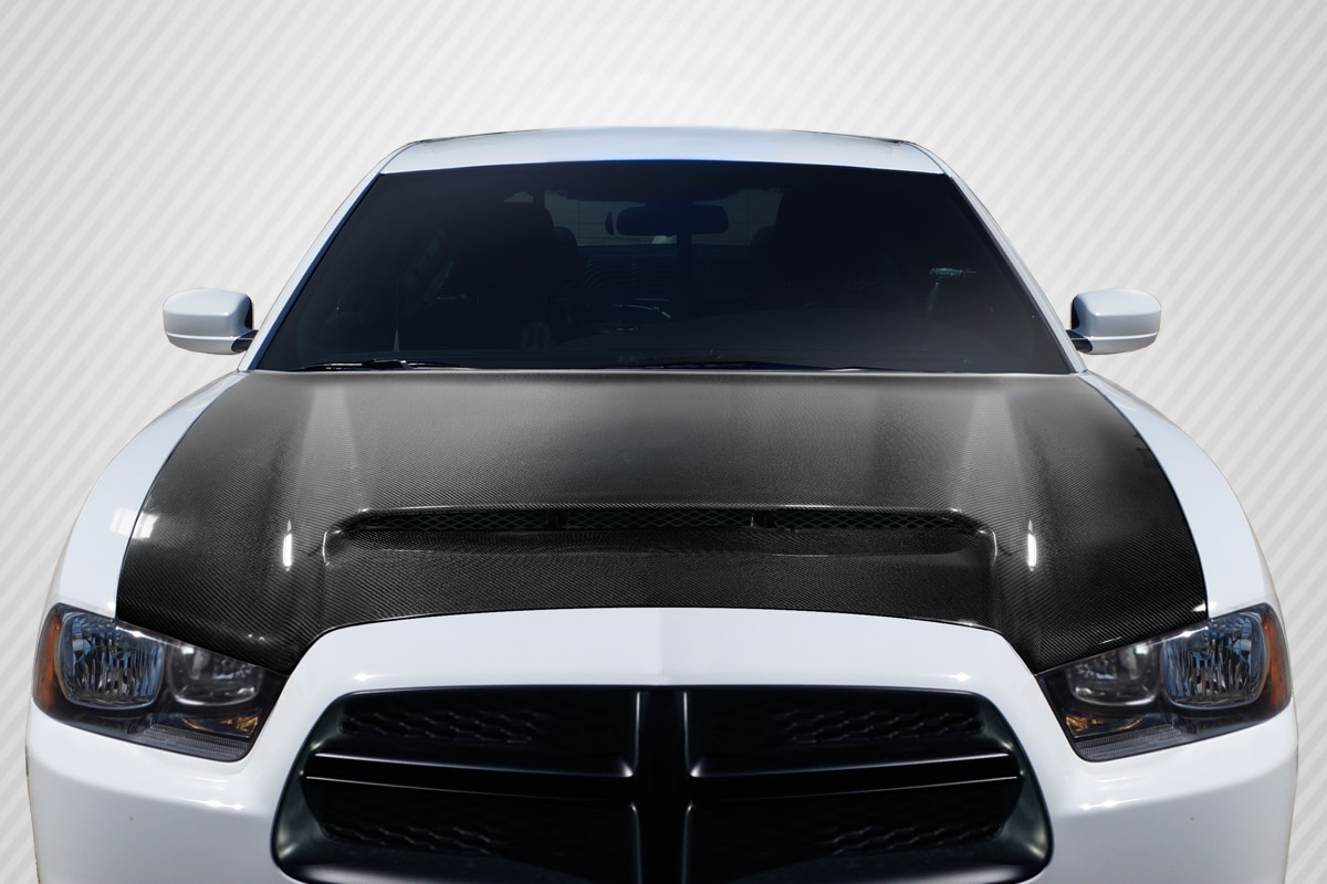 2011 - 2014 Dodge Charger: Carbon Creations Demon Look 1 - Piece Hood - A Must - Have Upgrade!