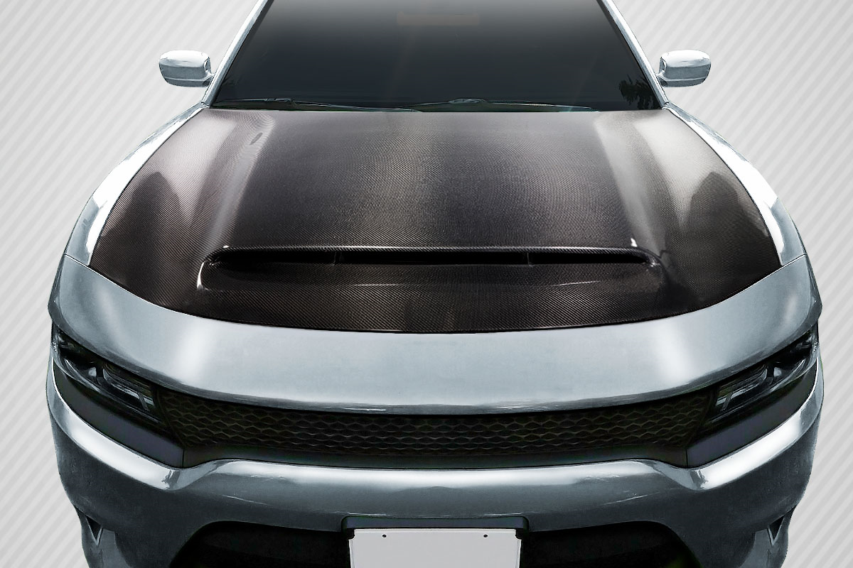 Unleash the Demon: 2015 - 2023 Dodge Charger Carbon Creations Demon Look Hood