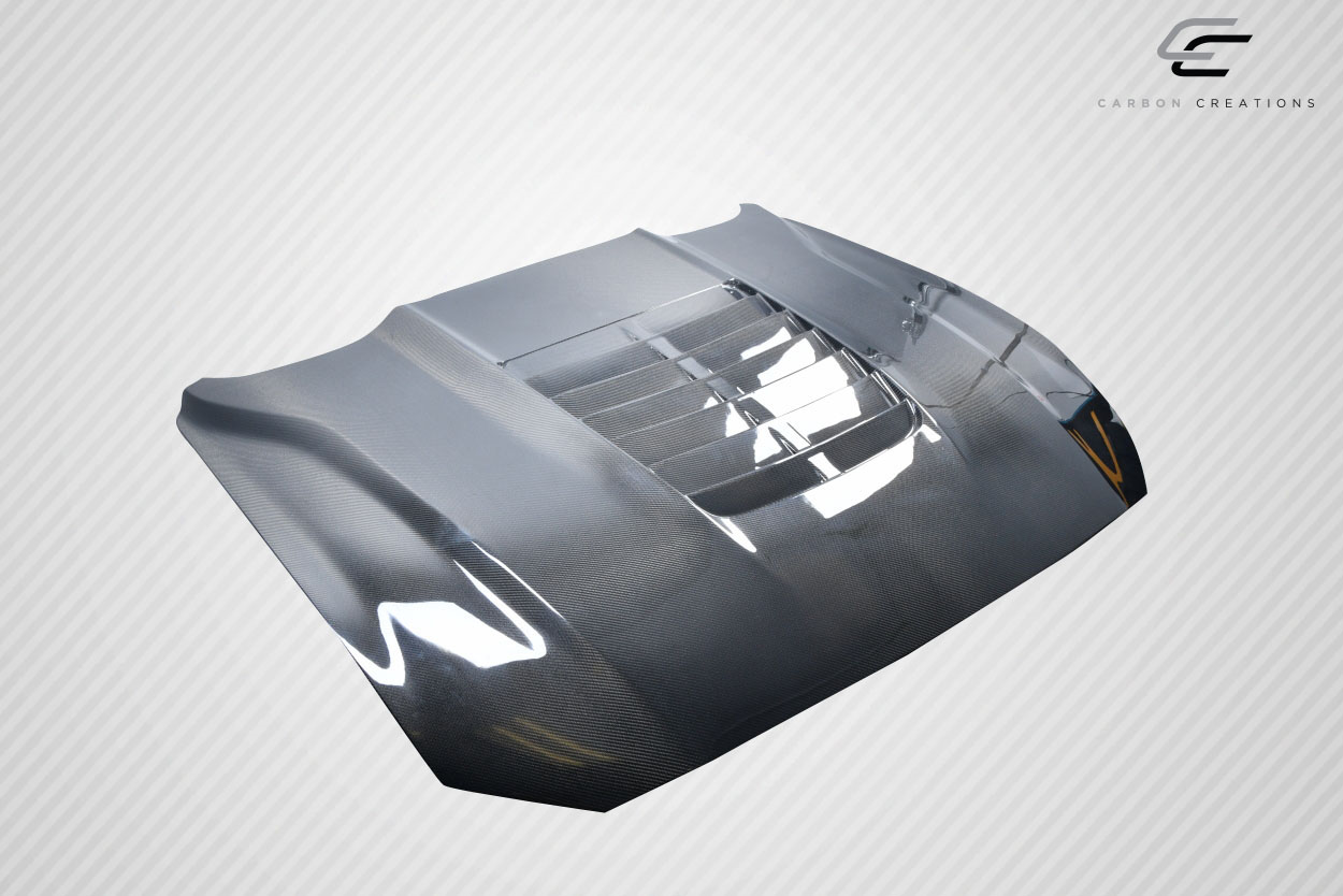 Upgrade Your 2018 - 2023 Ford Mustang with Carbon Creations GT500 V2 One - Piece Hood