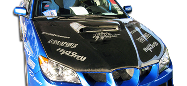 Upgrade Your 2006 - 2007 Subaru Impreza WRX STI with Carbon Creations STI Look One - Piece Hood