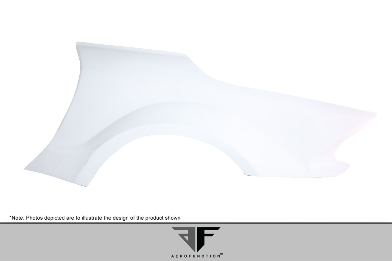 Upgrade Your 2003 - 2012 Mercedes SL Class R230 with AF - Signature 1 Series Wide Body Conversion Rear Fenders (GFK) - 2 Piece Set