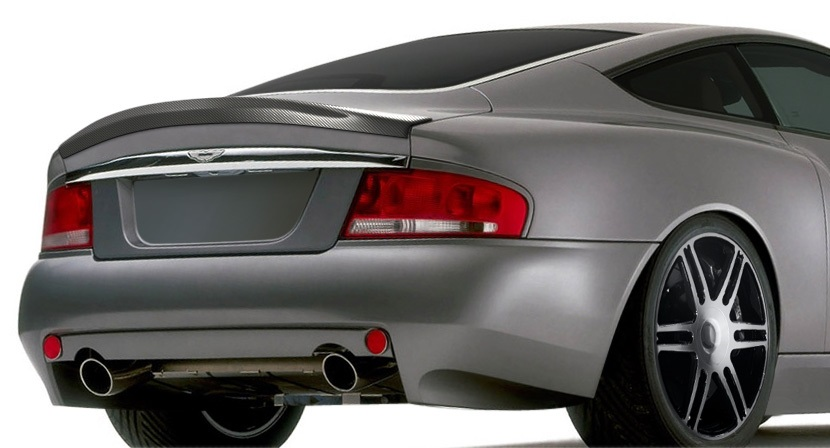 Unleash Style: 2002 - 2005 Aston Martin Vanquish Carbon AF - 1 Single - Piece Trunk Spoiler (CFP)