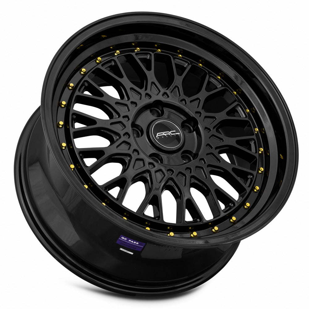 Vors AR1 Wheels - All Black with Gold Rivets, 18x8.5, 5x120 Custom Drill