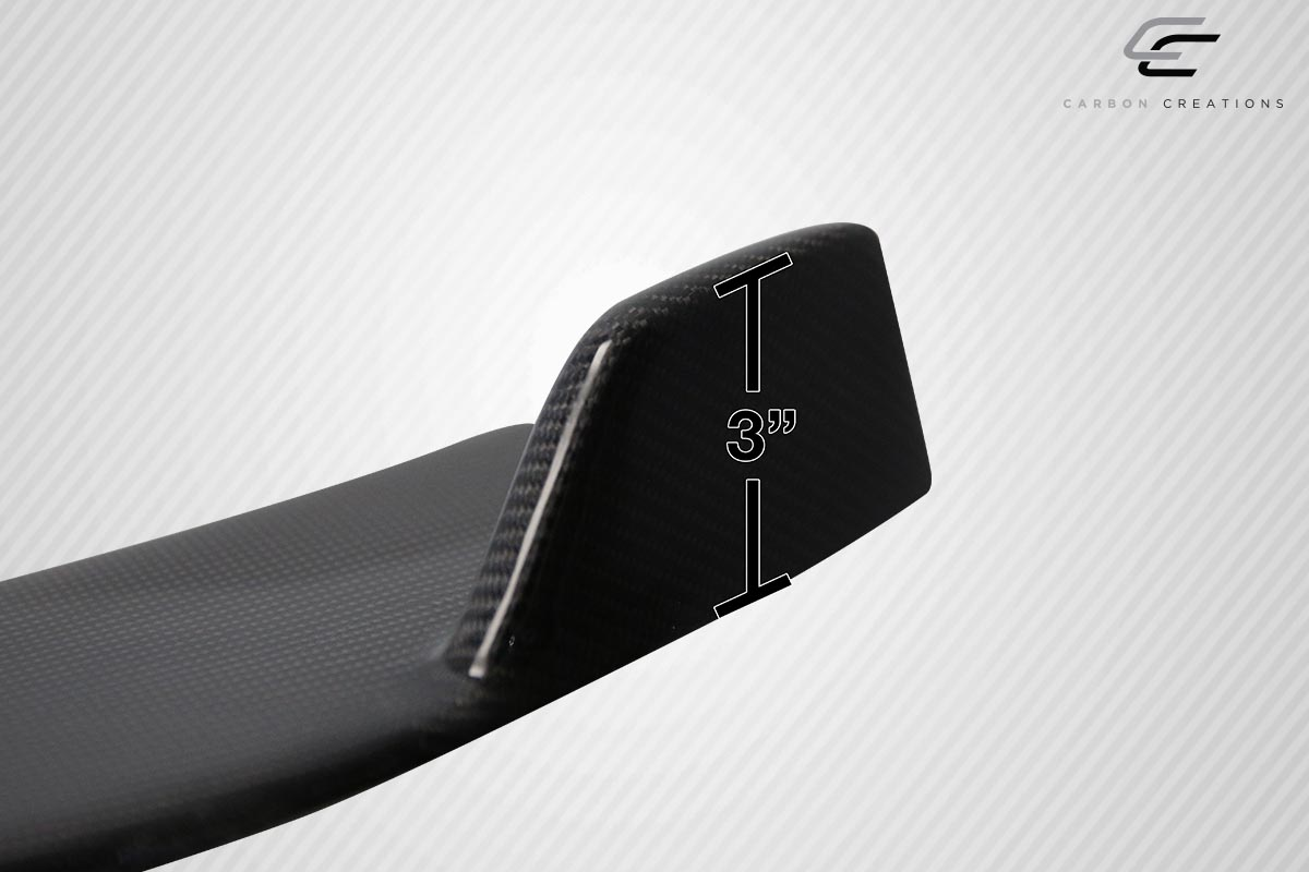 Get the Universal Carbon Creations Type 4 One - Piece Front Lip Splitter Now!