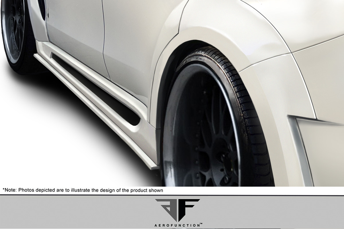 Unleash Your 2015 - 2019 BMW X6 F16/X6M F86's Style with AF - 1 Side Splitters (GFK) - 2 Piece Set