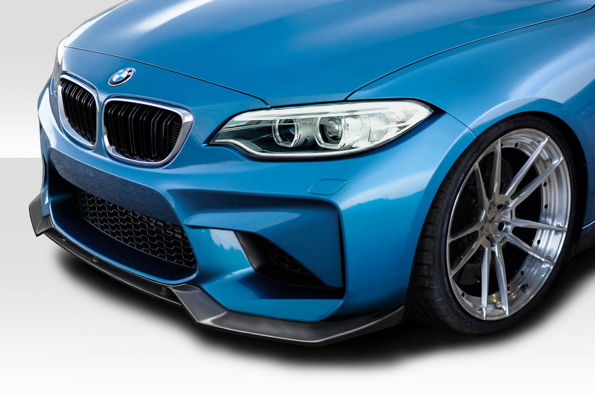 Upgrade Your 2016 - 2021 BMW M2 F87 with Stunning AF - 1 Front Lip Under Spoiler (GFK)