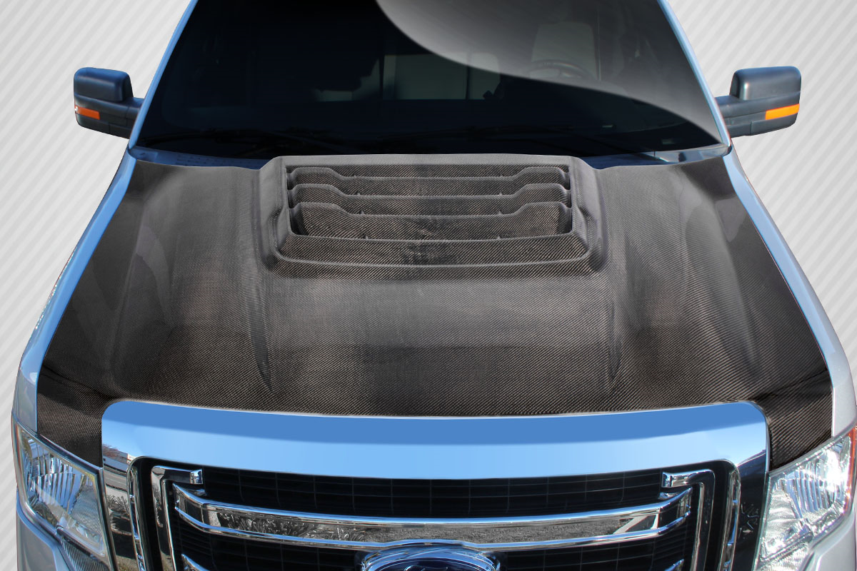 Upgrade Your 2009 - 2014 Ford F - 150 with Carbon Creations Raptor Look Hood!
