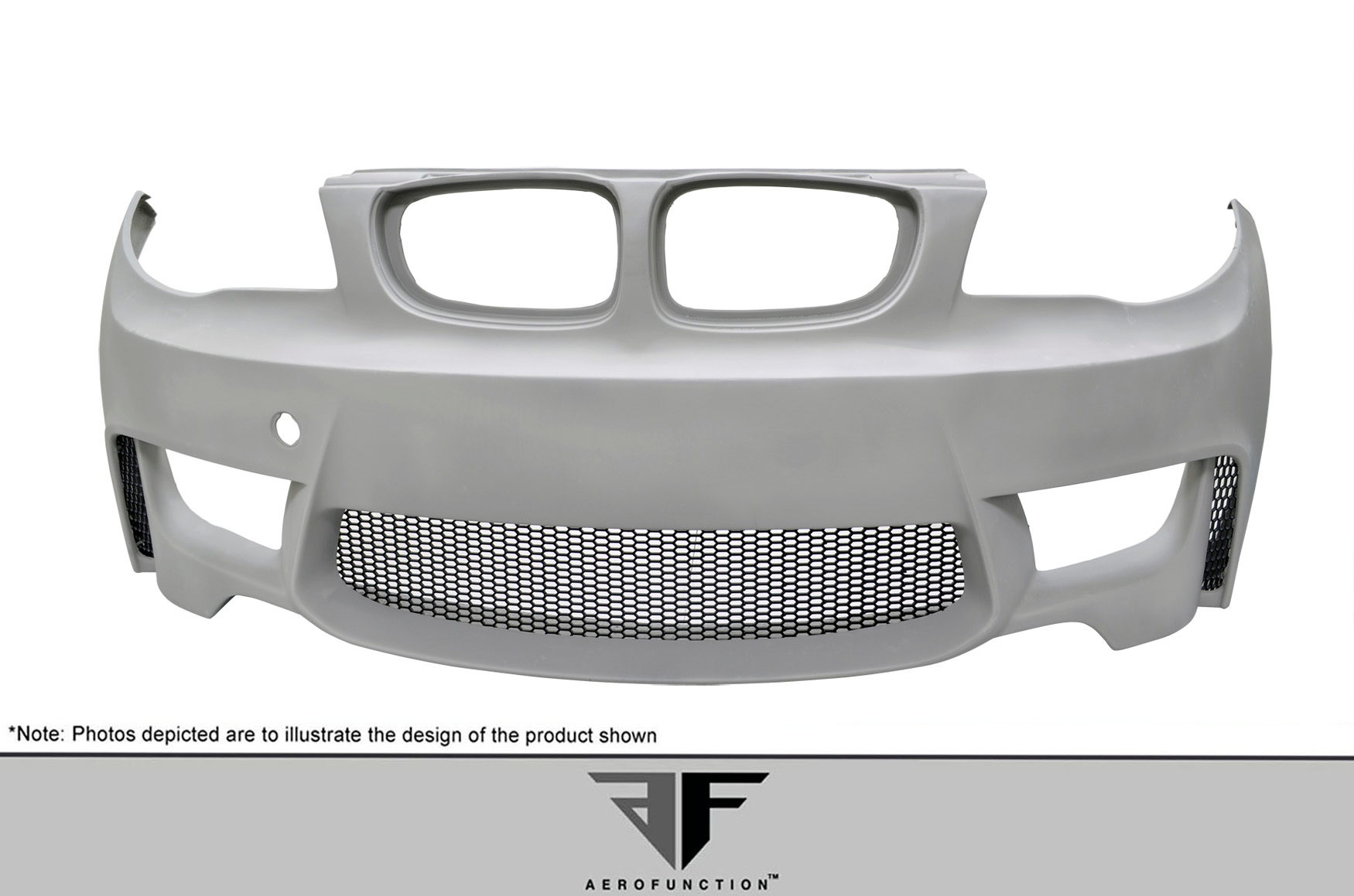 Upgrade Your 2008 - 2013 BMW 1 Series E82 E88 with AF - 1 Front Bumper Cover (GFK) - 1 Piece!