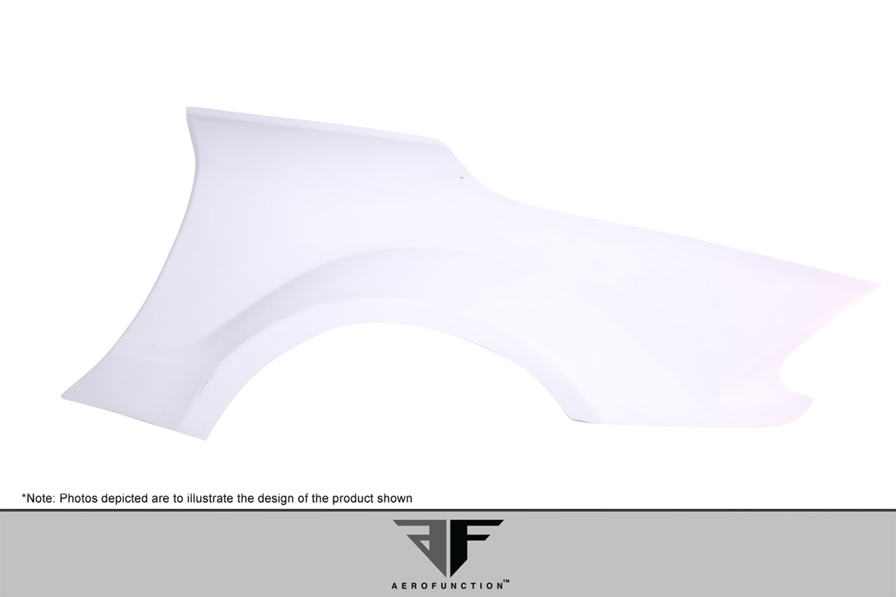 Upgrade Your 2003 - 2012 Mercedes SL Class R230 with AF - Signature 1 Series Wide Body Conversion Rear Fenders (GFK) - 2 Piece Set