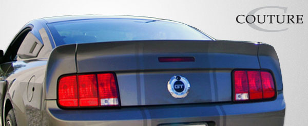 Unleash Style: 2005 - 2009 Ford Mustang Couture 3 - Piece Polyurethane CVX Wing Trunk Lid Spoiler