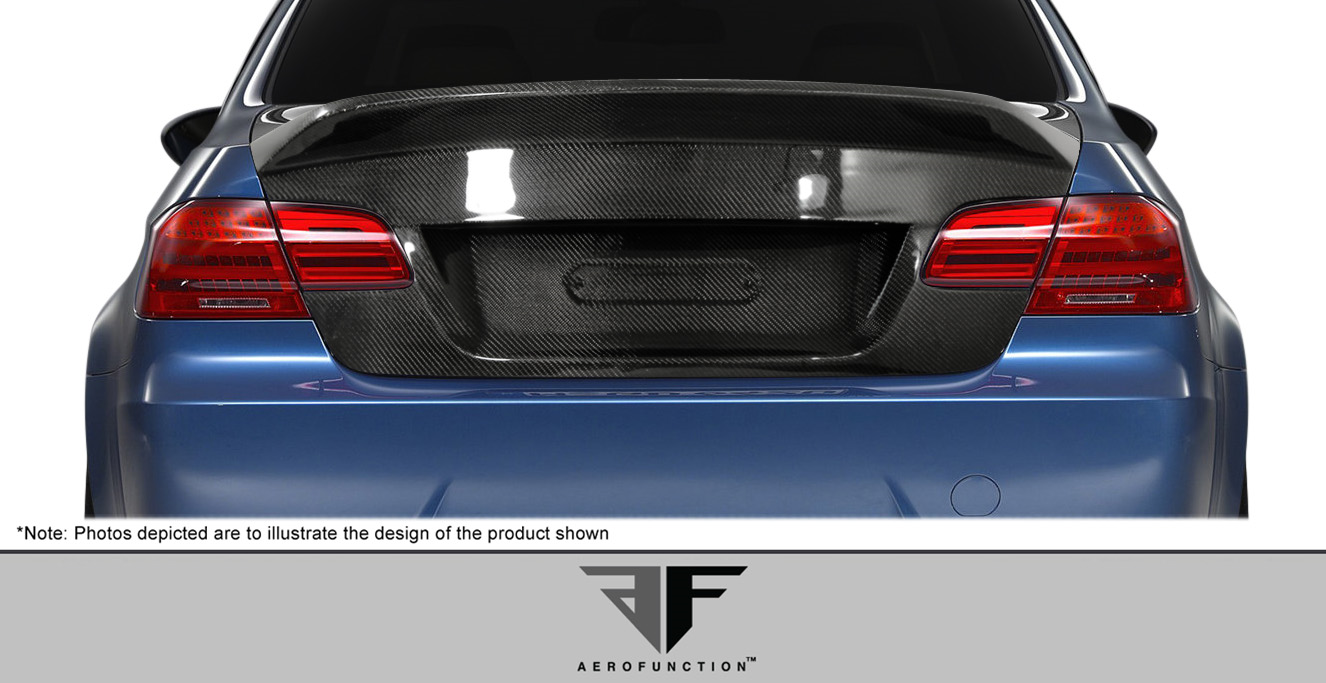 Enhance Your 2007 - 2013 BMW 3 Series E92 2dr with Stunning Carbon AF - 1 Trunk Lid (CFP) - 1 Piece