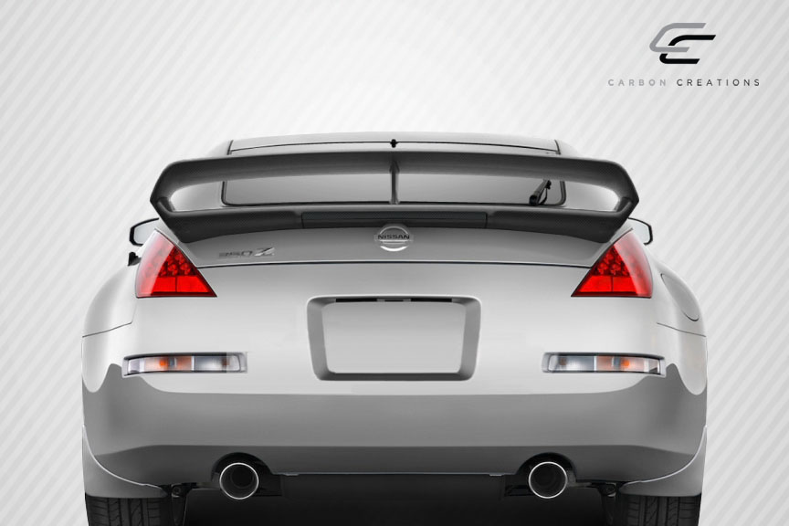 Enhance Your 2003 - 2008 Nissan 350Z Z33 2DR Coupe with Carbon Creations N - 3 Trunk Wing Spoiler!