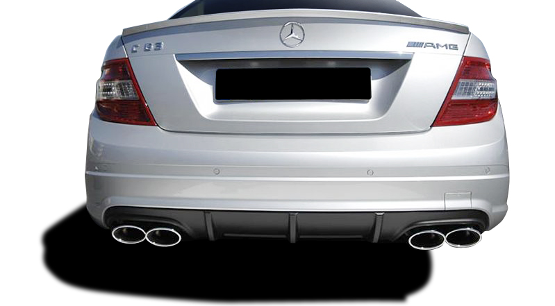 Transform Your 2008 - 2014 Mercedes C Class W204 with Vaero C63 V1 Look Rear Bumper Cover (PDC Included)!