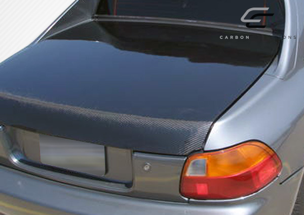 1993 - 1997 Honda Del Sol: Stunning Carbon Creations OEM Look Trunk - 1 Piece
