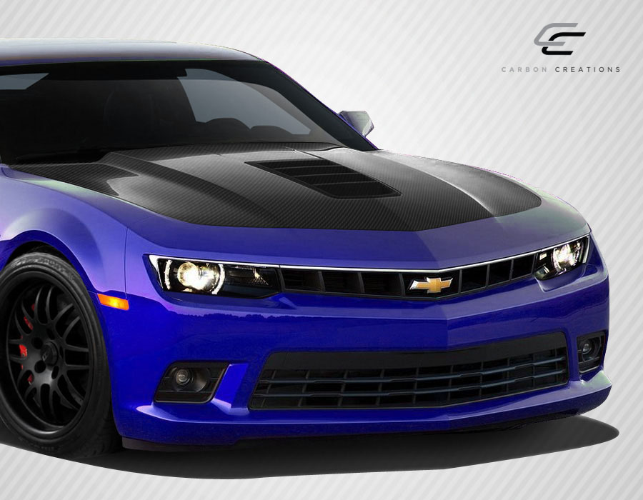Transform Your 2010 - 2015 Chevrolet Camaro with Carbon Creations Dritech Z28 Look One - Piece Hood