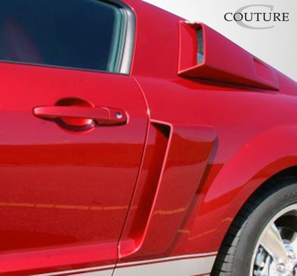 Upgrade Your 2005 - 2009 Ford Mustang with Couture Polyurethane CVX Side Scoops (2 Piece Set)