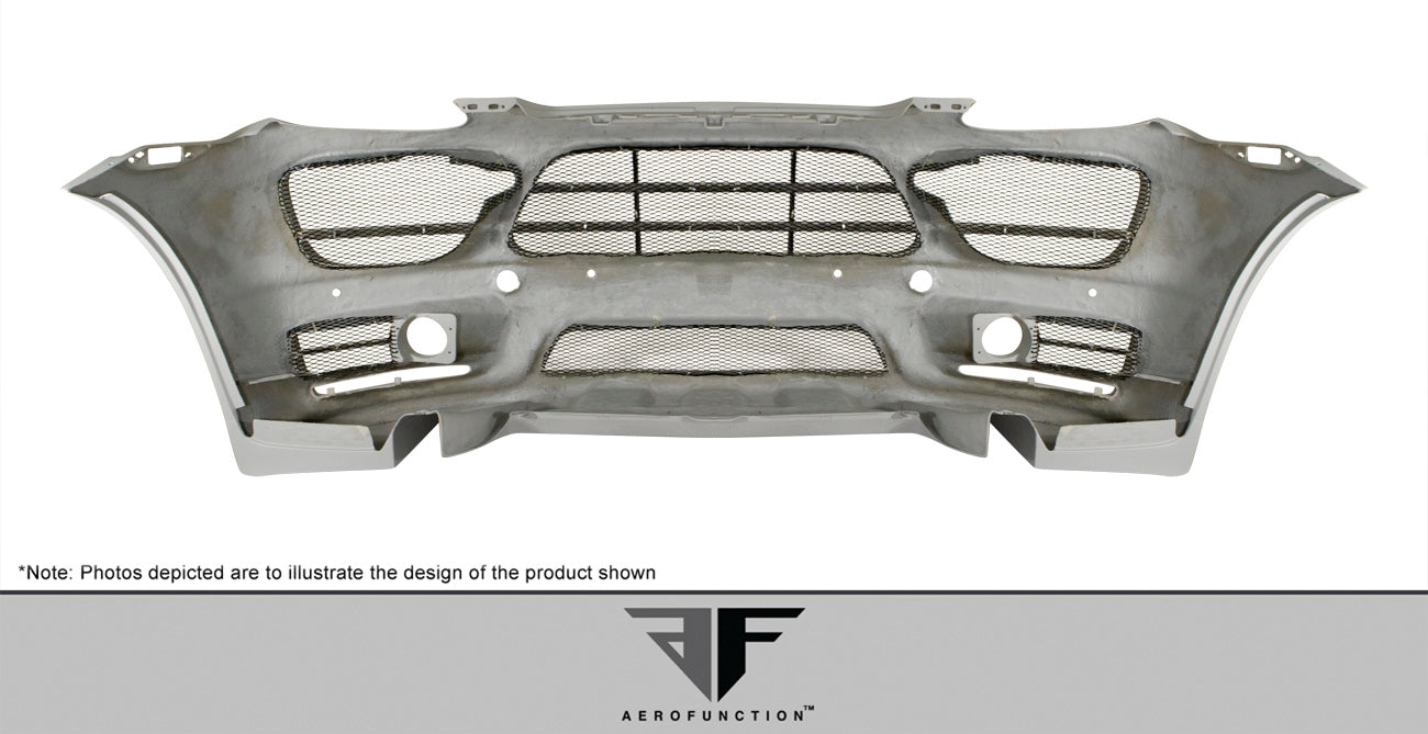 Enhance Your 2011 - 2014 Porsche Cayenne with the Stunning AF - 2 Front Bumper Cover (GFK) - One Piece!
