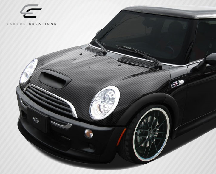 2002 - 2006 Mini Cooper / Cooper S R50 R53 & 2005 - 2008 Cooper Convertible R52: Carbon Creations OEM Look Hood - Get Yours Now!