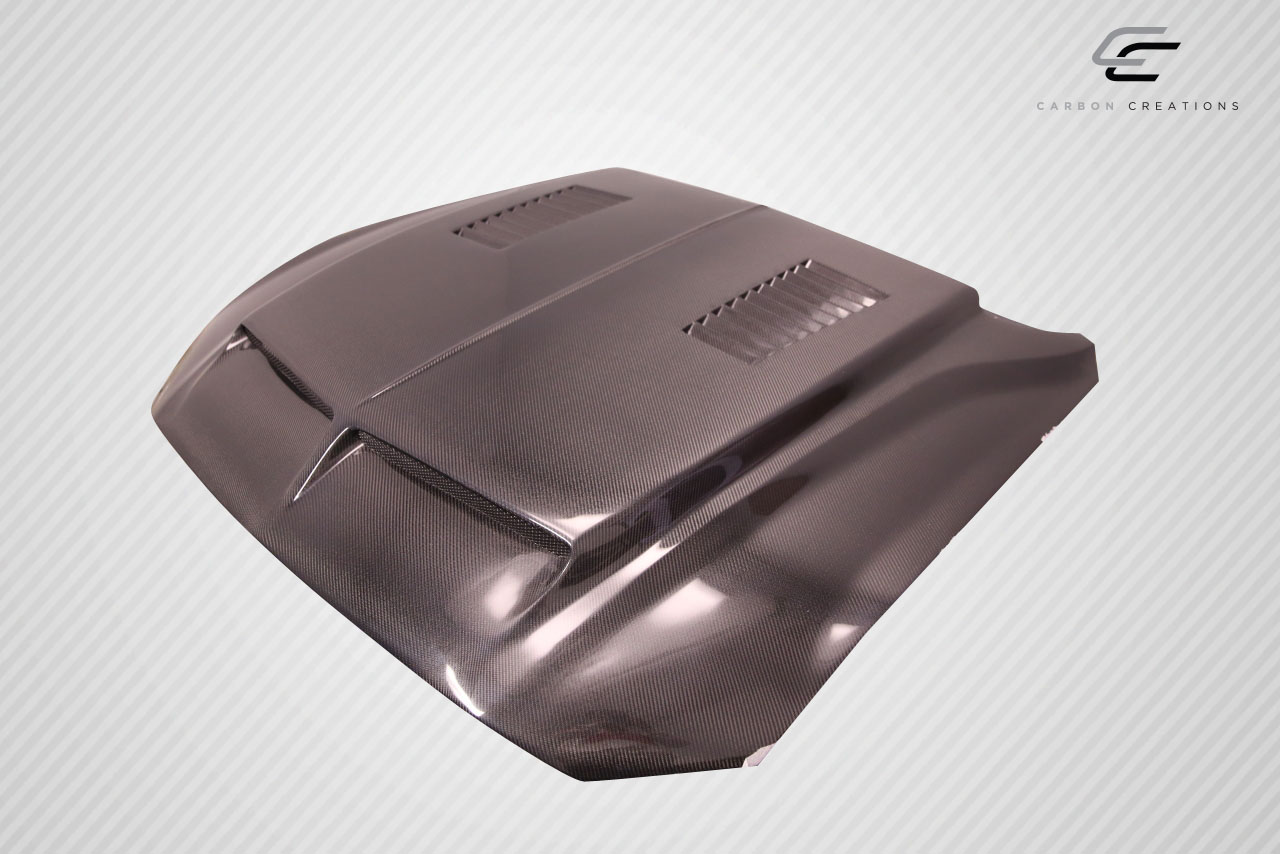 Unleash the Beast: 2018 - 2023 Ford Mustang Carbon Creations GT500 One - Piece Hood