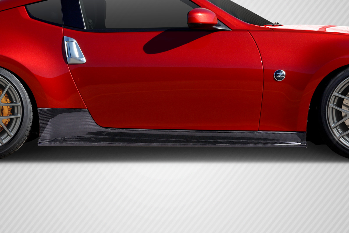 Transform Your 2009 - 2020 Nissan 370Z Z34 with Carbon Creations Z1 Extreme 2 - Piece Side Skirts