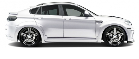 Revamp Your 2008 - 2014 BMW X6 E71 E72 with AF - 5 Wide Body Side Skirts (GFK) - 2 Piece Set