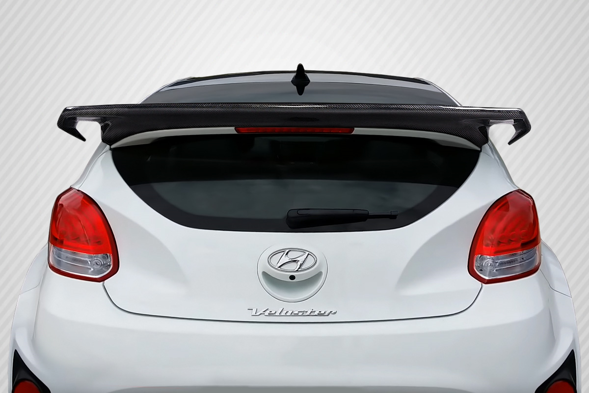 Unleash the Power! 2012 - 2017 Hyundai Veloster Turbo Carbon Creations 1 - Piece Sequential Rear Wing Spoiler