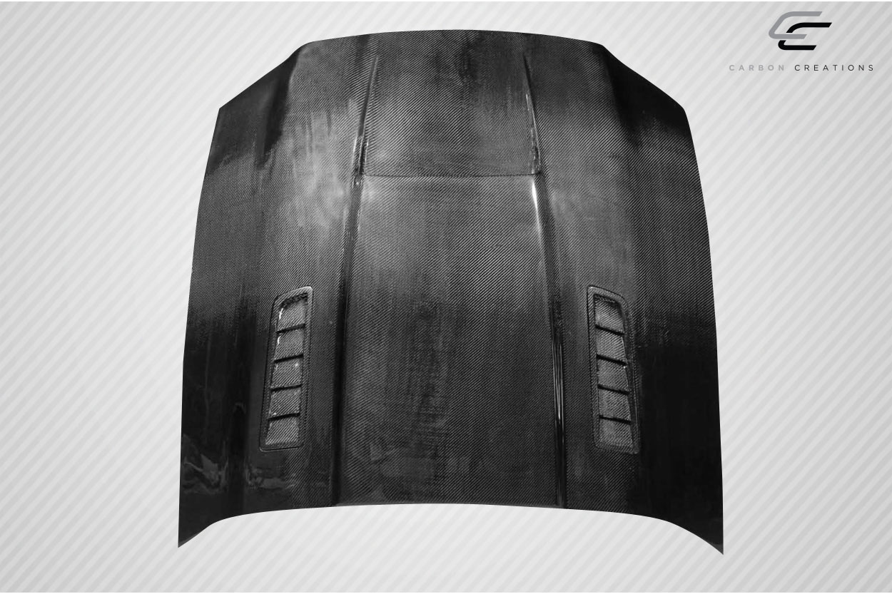 Revamp Your 2013 - 2014 Ford Mustang or 2010 - 2014 Mustang GT500 with Carbon Creations CVX One - Piece Hood