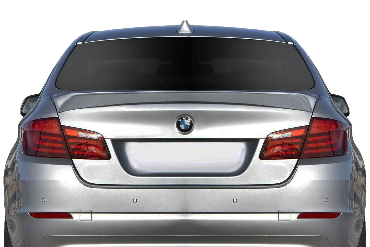 Unleash the Style: 2011 - 2016 BMW 5 Series F10 Carbon AF - 1 Rear Trunk Wing Spoiler (CFP) - Single Piece