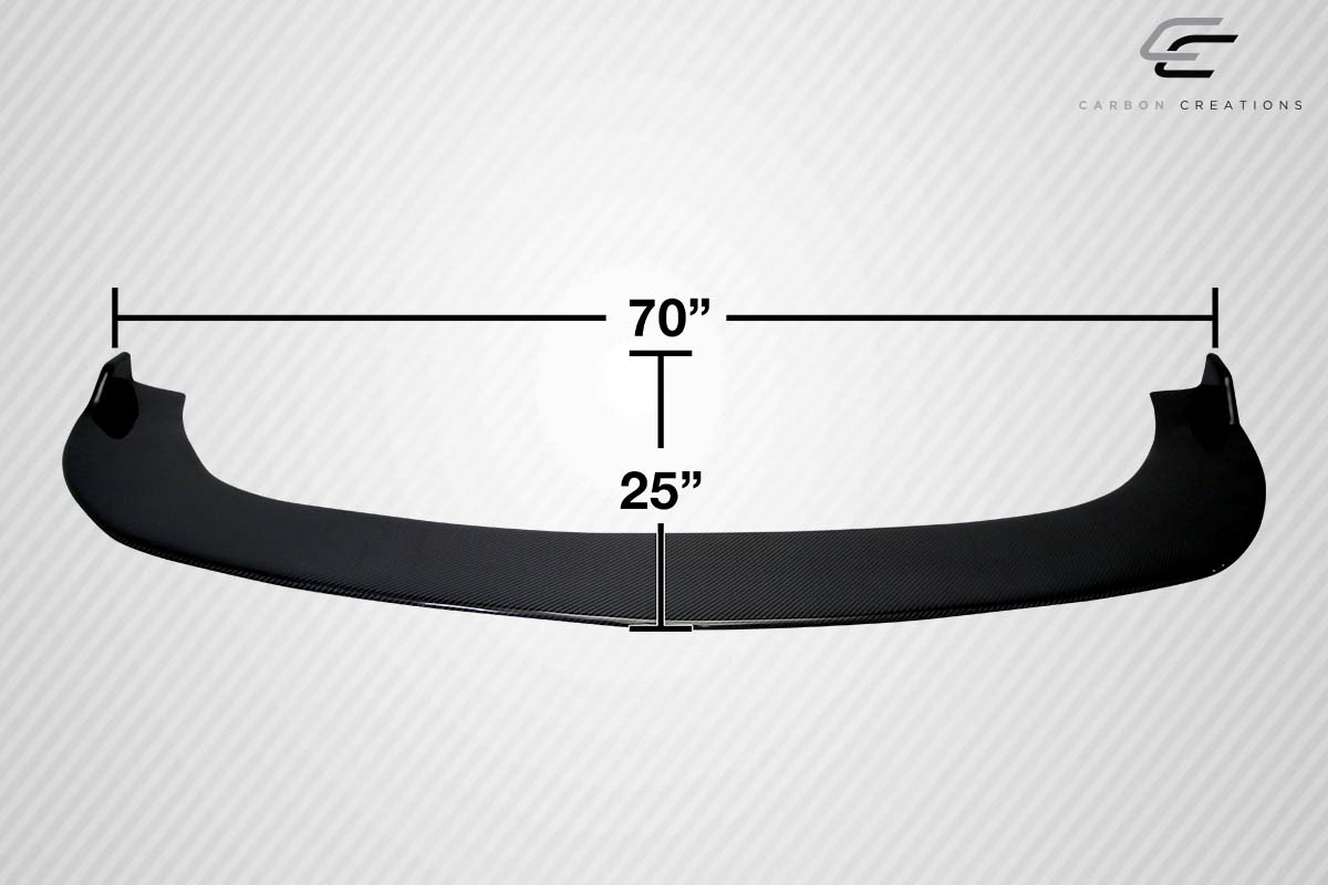 Get the Universal Carbon Creations Type 4 One - Piece Front Lip Splitter Now!