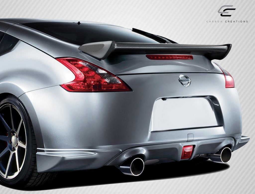 Upgrade Your 2009 - 2020 Nissan 370Z Z34 Coupe with Carbon Creations N - 1 Wing Trunk Lid Spoiler!