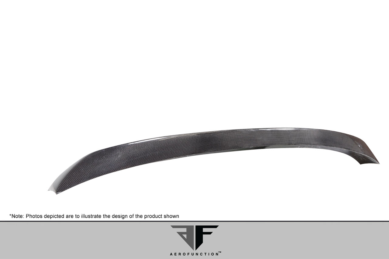 Unleash the Style: 2011 - 2016 BMW 5 Series F10 Carbon AF - 1 Rear Trunk Wing Spoiler (CFP) - Single Piece