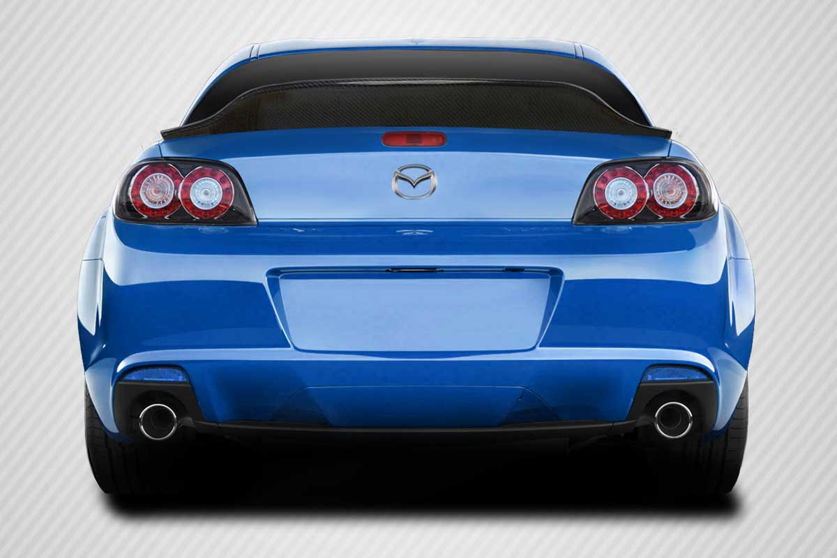 Revamp Your 2004 - 2011 Mazda RX - 8 with Carbon Creations DriTech Darkforce One - Piece Wing Spoiler