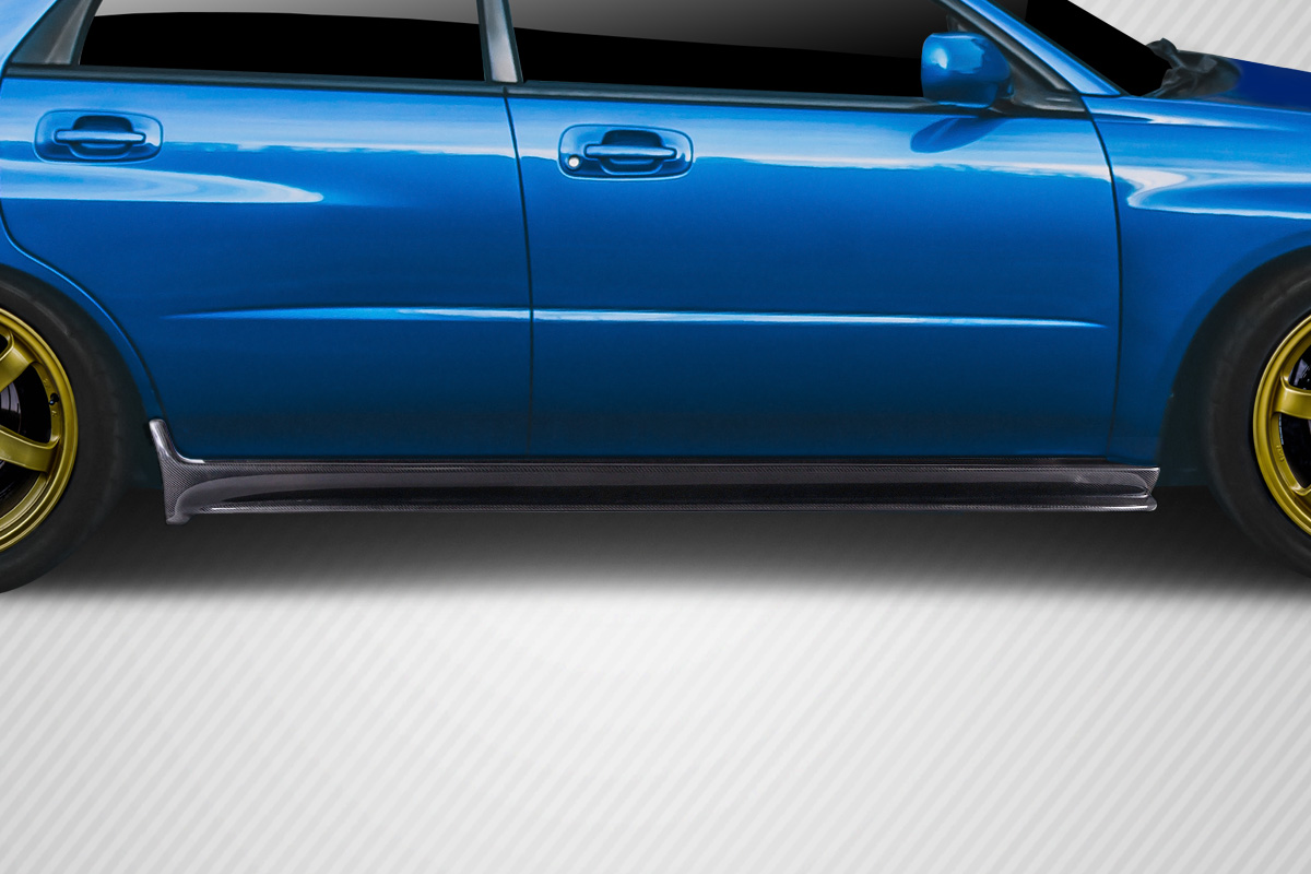 Upgrade Your 2002 - 2007 Subaru Impreza WRX STI with Carbon Creations VRS 2 - Piece Side Skirts Rocker Panels