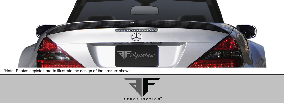 Upgrade Your 2003 - 2012 Mercedes SL Class R230 with AF - Signature 1 Series Carbon Trunk Spoiler!