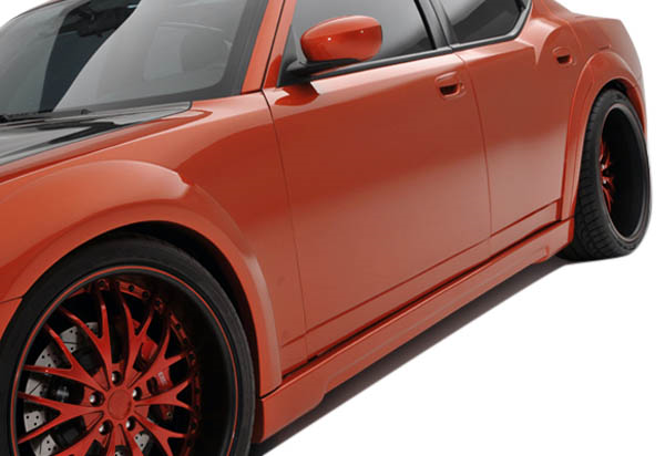 Upgrade Your 2006 - 2010 Dodge Charger with Couture Polyurethane Luxe Wide Body Side Skirts!