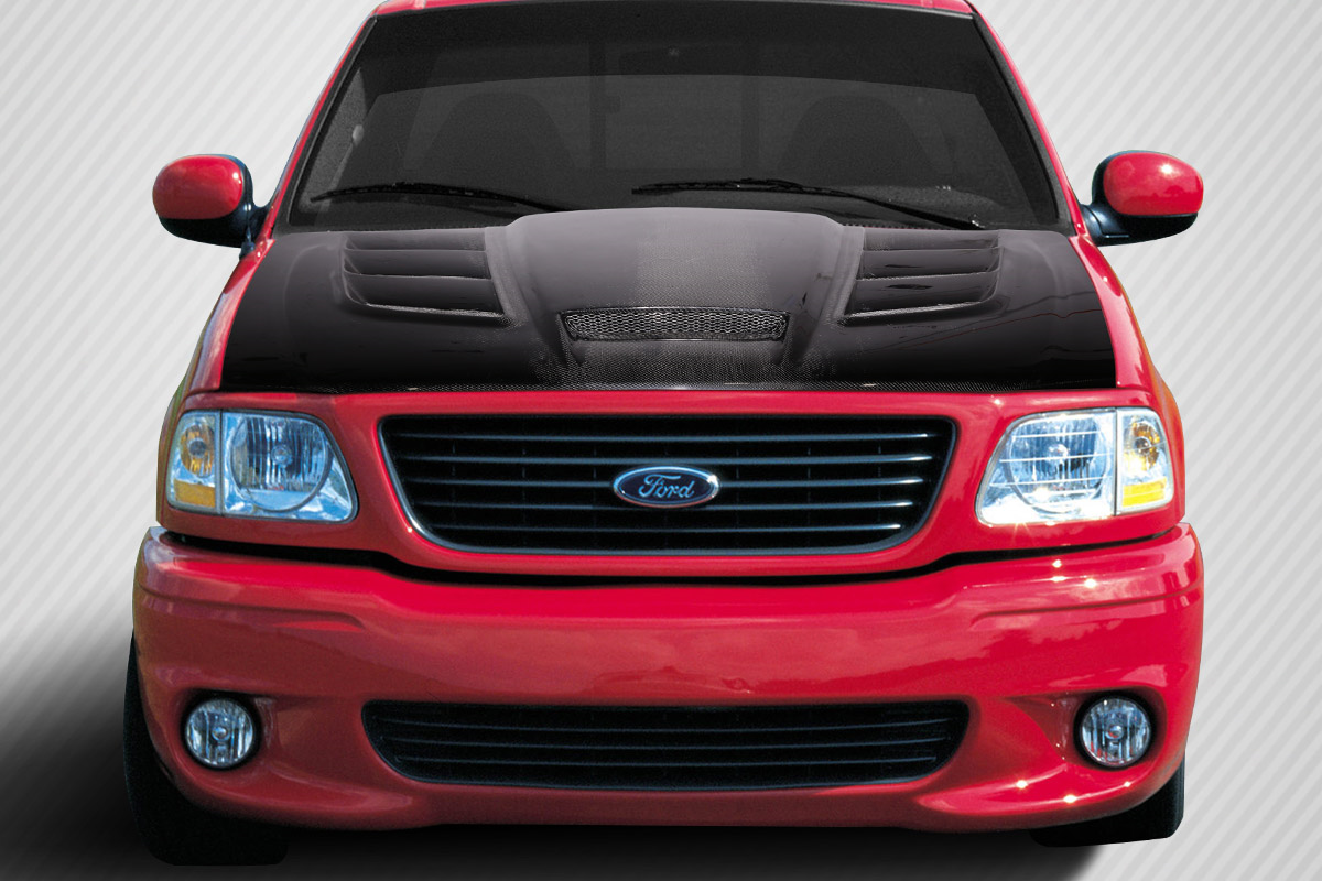 Get the Stunning Viper Look Hood for 1997 - 2003 Ford F - 150 & 1997 - 2002 Expedition by Carbon Creations