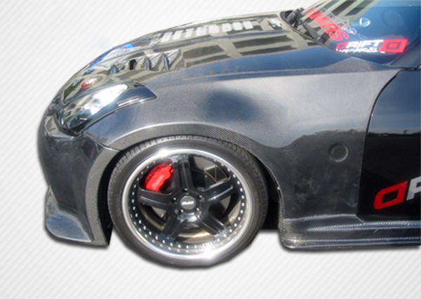 Unleash the Style: 2003 - 2008 Nissan 350Z Z33 Carbon Creations OEM Look 2 - Piece Fenders